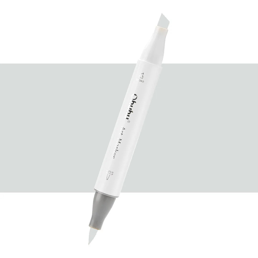 7700000023094 Marcador Alcohol Art Marker Ohuhu - Tonos Grises Marcador Unidad Green Grey GG1 Cartel Arte & Papelería