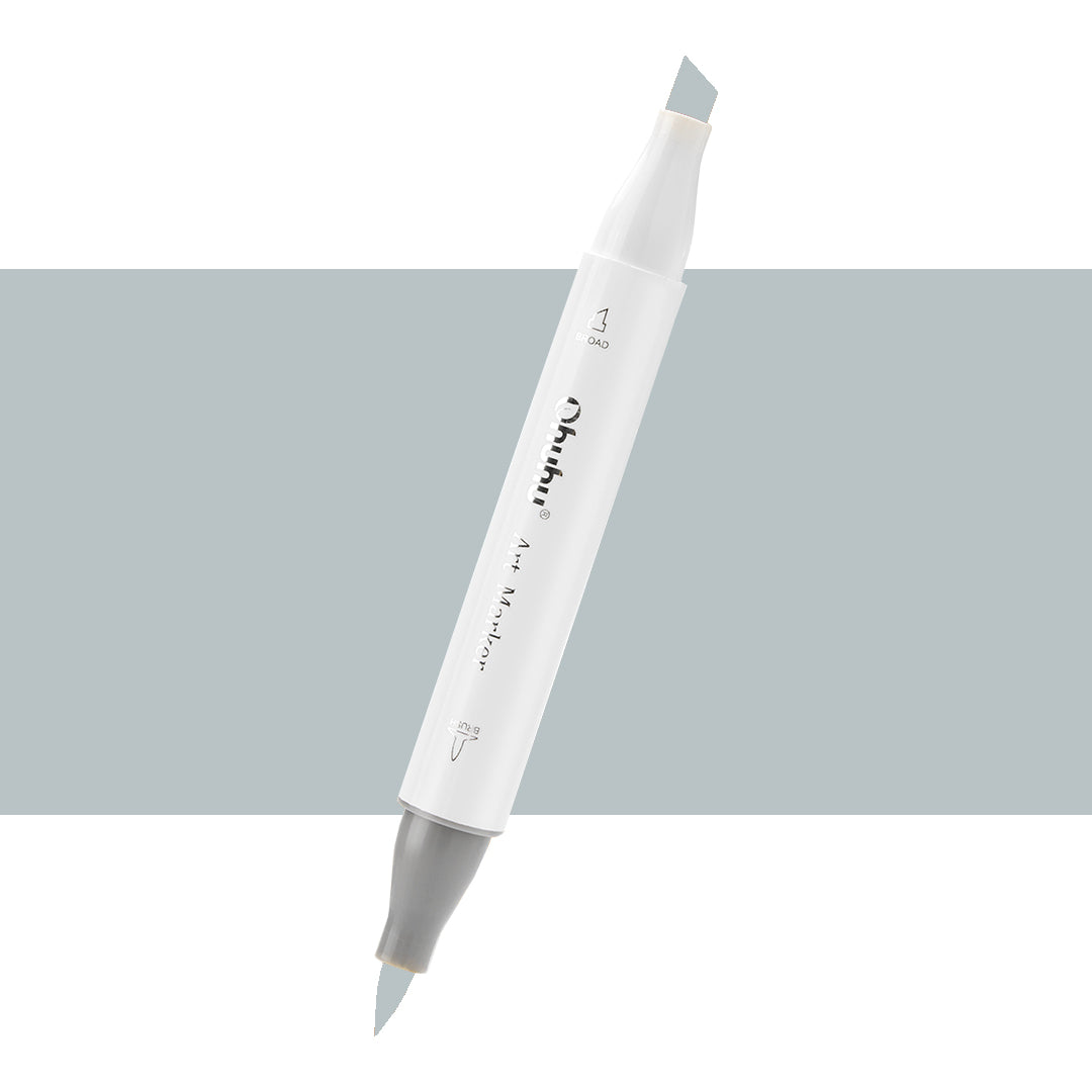7700000023100 Marcador Alcohol Art Marker Ohuhu - Tonos Grises Marcador Unidad Green Grey 3 GG3 Cartel Arte & Papelería