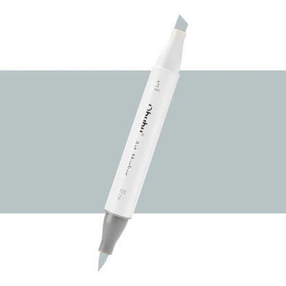 7700000023100 Marcador Alcohol Art Marker Ohuhu - Tonos Grises Marcador Unidad Green Grey 3 GG3 Cartel Arte & Papelería
