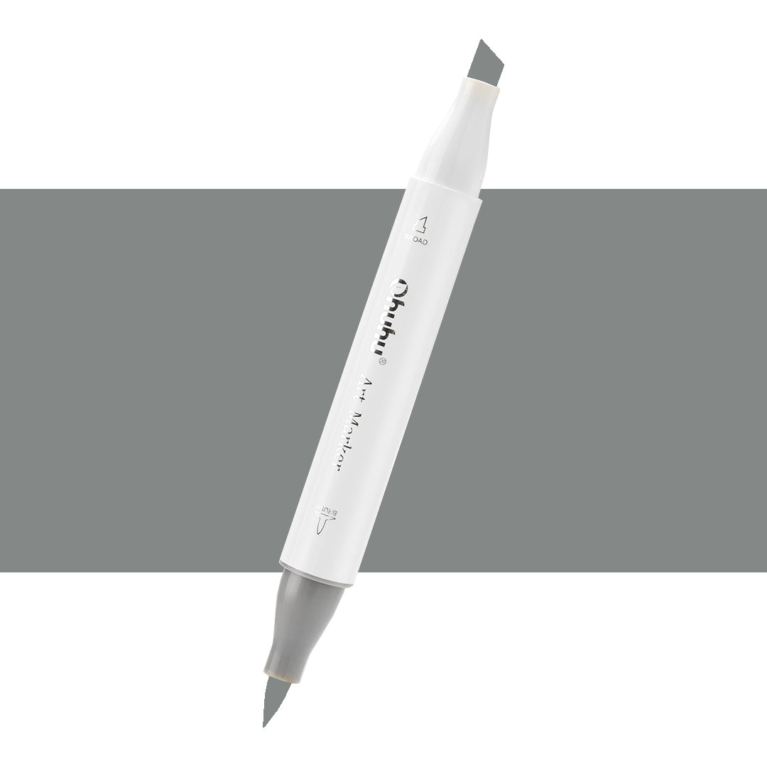 7700000023148 Marcador Alcohol Art Marker Ohuhu - Tonos Grises Marcador Unidad Neutral Grey 07 CG070 Cartel Arte & Papelería