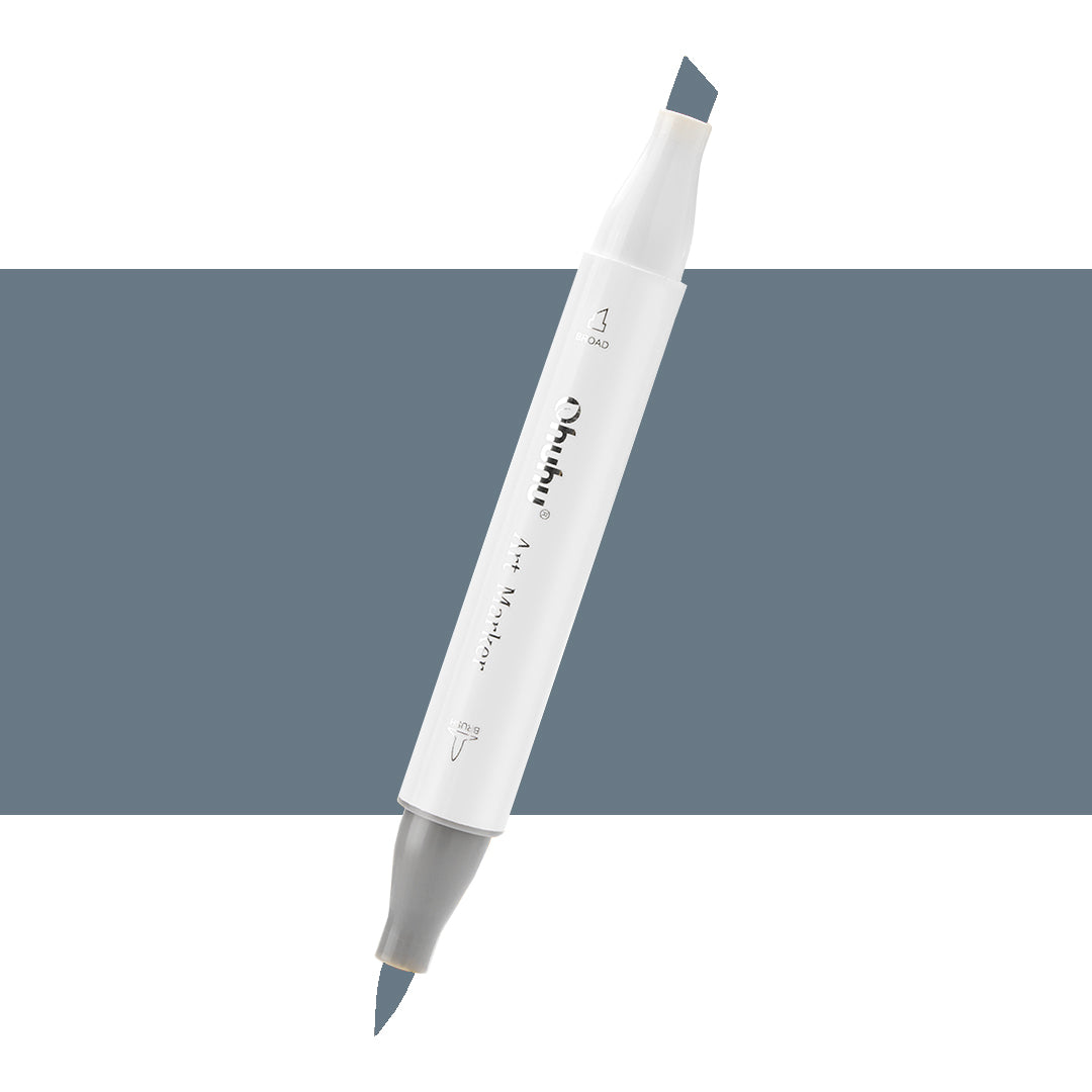 7700000023155 Marcador Alcohol Art Marker Ohuhu - Tonos Grises Marcador Unidad Cool Grey Ii7 CGII07 Cartel Arte & Papelería
