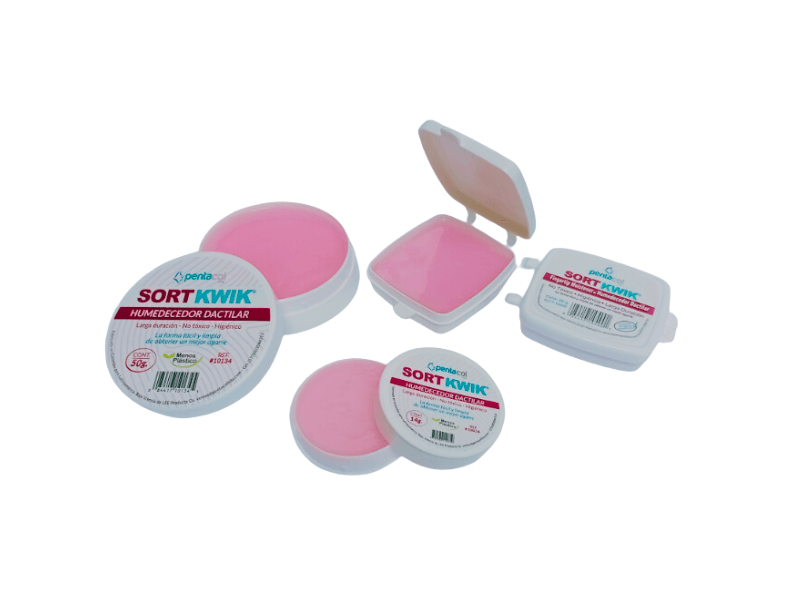 Cuenta Fácil Humedecedor Dactilar Sortkwik Pentacol