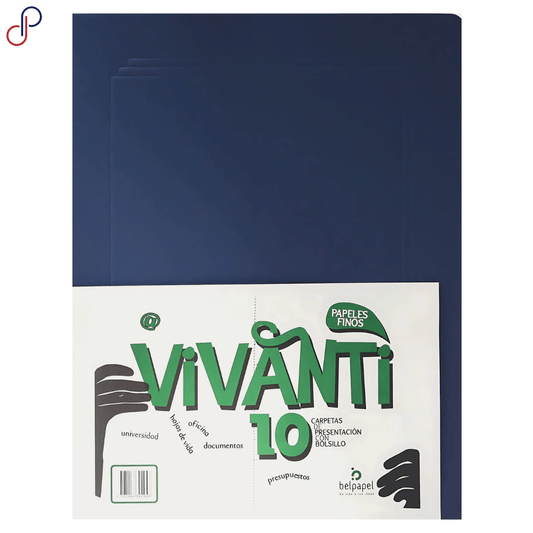 Carpeta Presentacion Con Bolsillo Vivanti