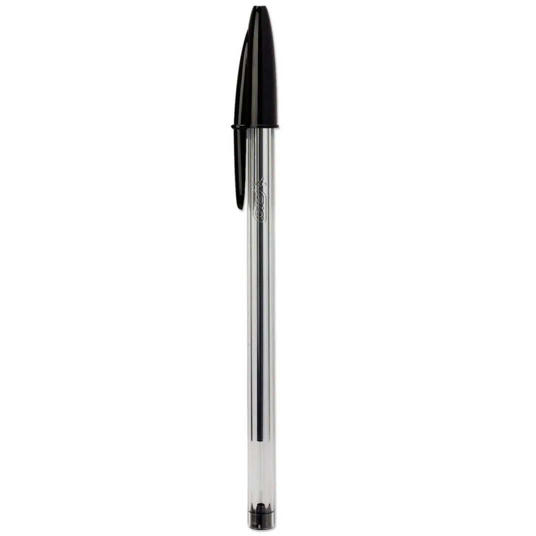 7700000027818 Bolígrafo Cristal Bic Unidad Bic Cristal Negro Cartel Arte & Papelería