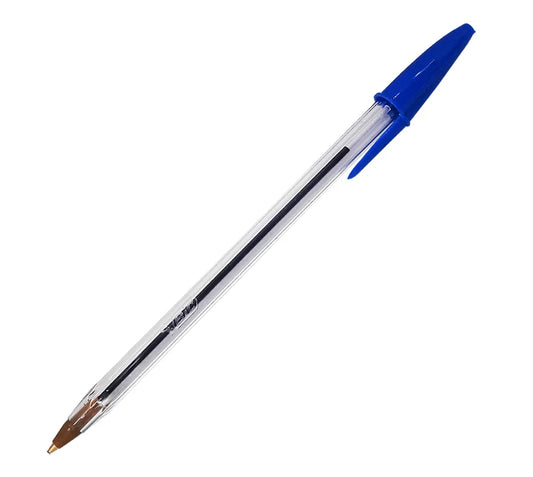 7700000027832 Bolígrafo Cristal Bic Unidad Bic Cristal Azul Cartel Arte & Papelería