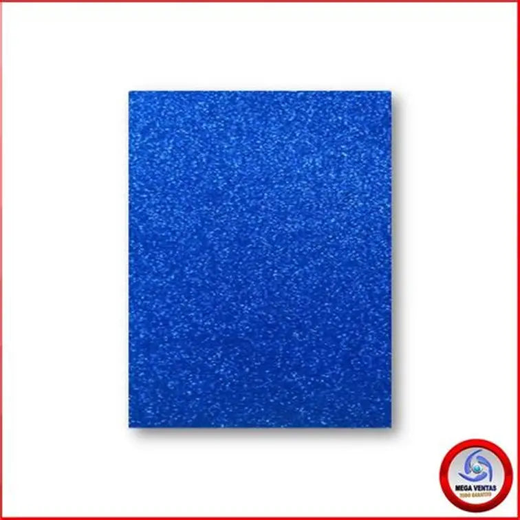 7700000029577 Foamy Geniositos 1/8 (25 X 35 cm) 1.8 mm Azul Rey Escarchado Cartel Arte & Papelería