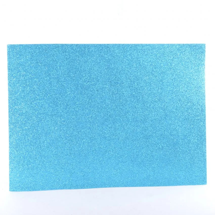 7700000029591 Foamy Geniositos 1/8 (25 X 35 cm) 1.8 mm Azul Claro Escarchado Cartel Arte & Papelería