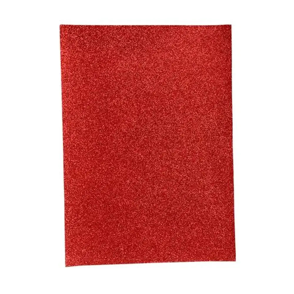 7700000029645 Foamy Geniositos 1/8 (25 X 35 cm) 1.8 mm Rojo Escarchado Cartel Arte & Papelería