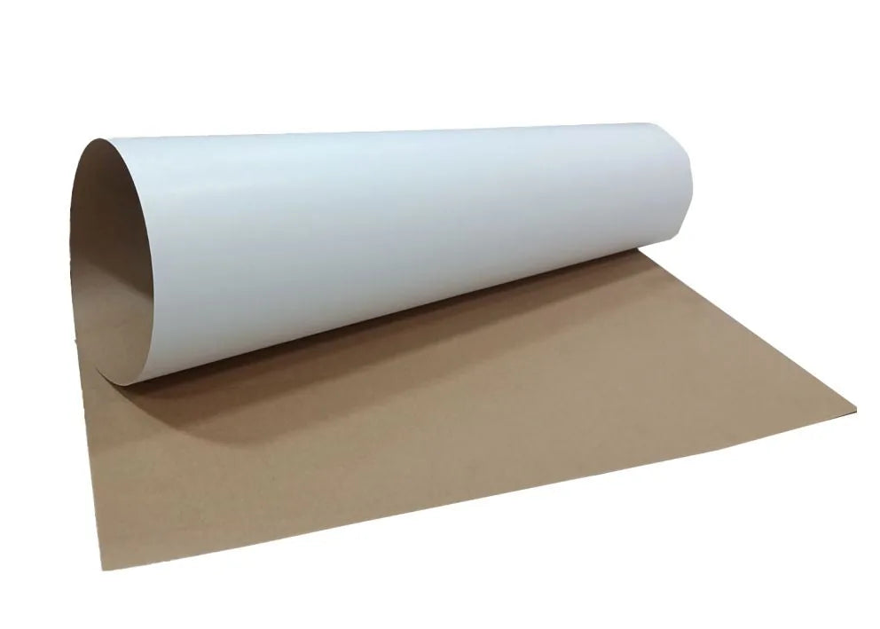 7700000033963 Cartulina Importada Medio Pliego (50 X 70 cm) Reverso kraft Blanco Cartel Arte & Papelería