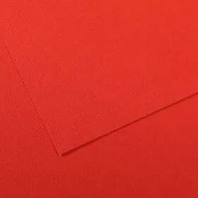 7700000034229 Cartulina Teintes Canson 50 X 65 cm - 160gr Poppy Red Mi-Teintes 506 Cartel Arte & Papelería
