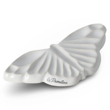 7700000039347 Paleta Artesanal de Cerámica para Acuarelas Diseños Exclusivos Paleta Mariposa Blanco Cartel Arte & Papelería