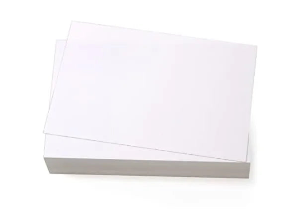 7700000041241 Fichas Bibliograficas Belpapel X 50 Unidades 10 X 15 cm Blanco Cartel Arte & Papelería