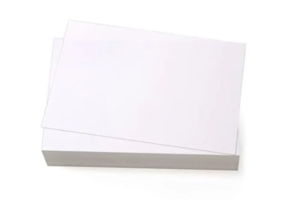 7700000041241 Fichas Bibliograficas Belpapel X 50 Unidades 10 X 15 cm Blanco Cartel Arte & Papelería
