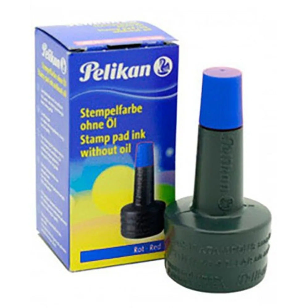 7703064302204 Tinta Para Sello Pelikan Tinta 30 ml Azul Para Sello Cartel Arte & Papelería
