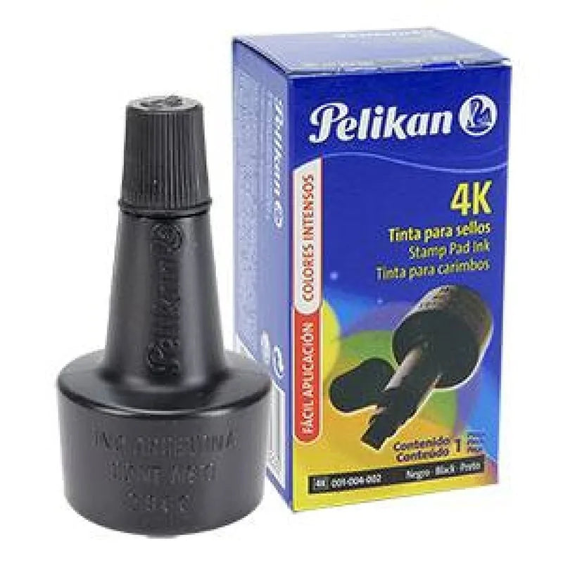 7703064304505 Tinta Para Sello Pelikan Tinta 30 ml Negra Para Sello Cartel Arte & Papelería