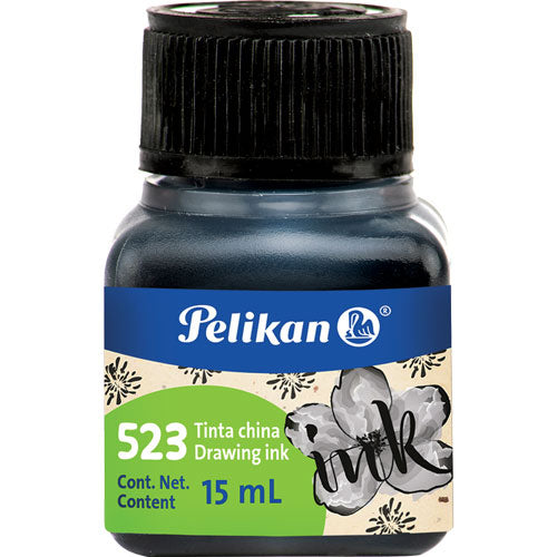 7703064340503 Tinta China Pelikan Tinta China 15 ml Negra Tinta China Cartel Arte & Papelería