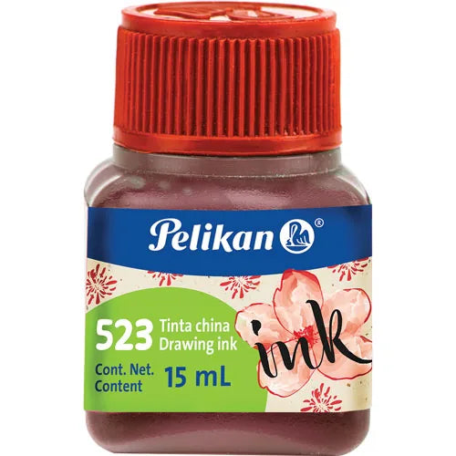 Tinta China Pelikan 15 ml color dorada