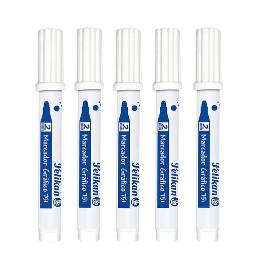 Marcador Gráfico Pelikan 751 color blanco