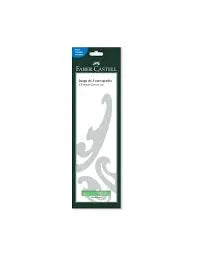 7703336328963 Curvigrafo Faber Castell Curvigrafo X 3 Unidades Verde 974X3 Cartel Arte & Papelería