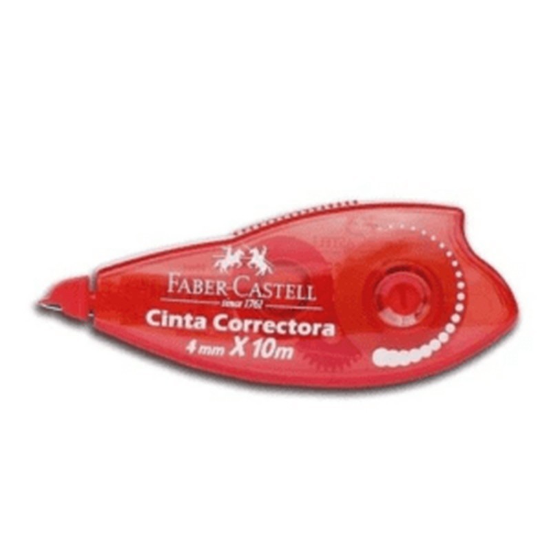 7703336601028 Corrector Faber Castell Corrector 4 mm X 10 mts Corrector En Cinta Cartel Arte & Papelería