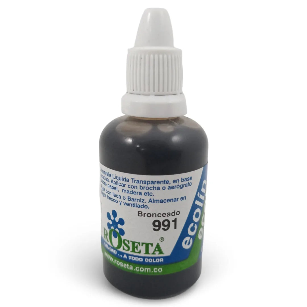 7704294289914 Ecolin Roseta Ecolin 30 CC Bronceado Base Agua Cartel Arte & Papelería