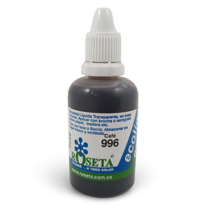 7704294289969 Ecolin Roseta Ecolin 30 CC Cafe Base Agua Cartel Arte & Papelería
