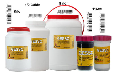 7704294290002 Gesso Roseta Gesso 120 ml Blanco Imprimante Cartel Arte & Papelería