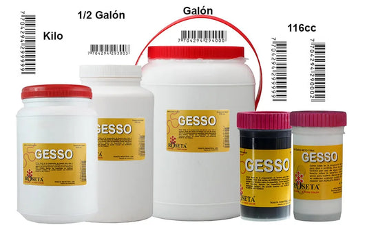7704294290002 Gesso Roseta Gesso 120 ml Blanco Imprimante Cartel Arte & Papelería