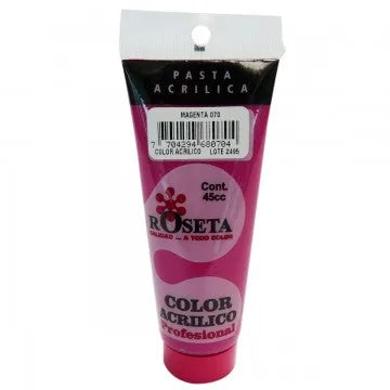 7704294680704 Acrilico Roseta 45 cc Magenta 070 Acrílica Tubo Cartel Arte & Papelería