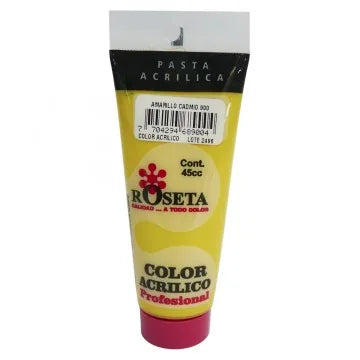 7704294689004 Acrilico Roseta 45 cc Amarillo Cadmio 900 Acrílica Tubo Cartel Arte & Papelería