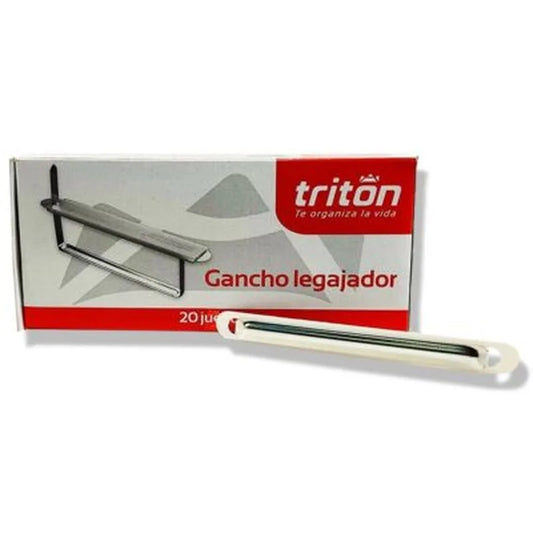 7705465005081 Gancho Legajador Triton Gancho Legajador X 20 Unidades Metalico Cartel Arte & Papelería