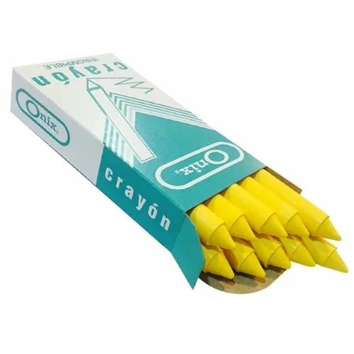 7706798965004 Creyon Industrial X 10 Amarillo Industrial Cartel Arte & Papelería