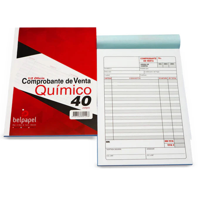 Comprobante de venta Emmanuel papel químico 1/32