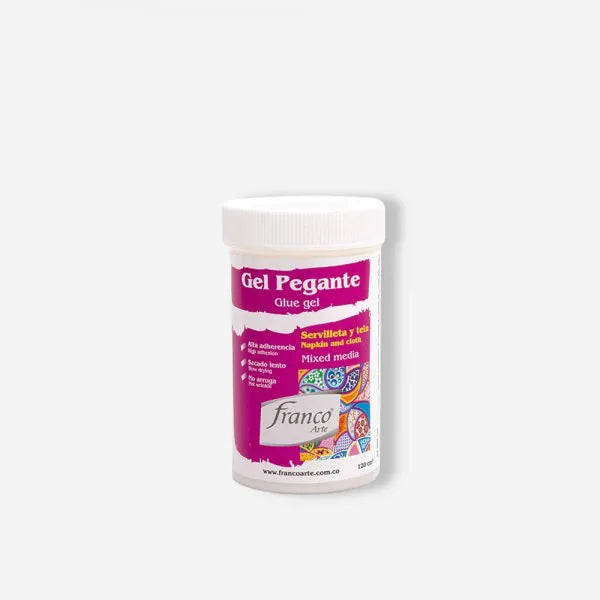 7707227480310 Gel Pegante Franco Arte Adhesivo 120 ml Gel - Pegante Cartel Arte & Papelería
