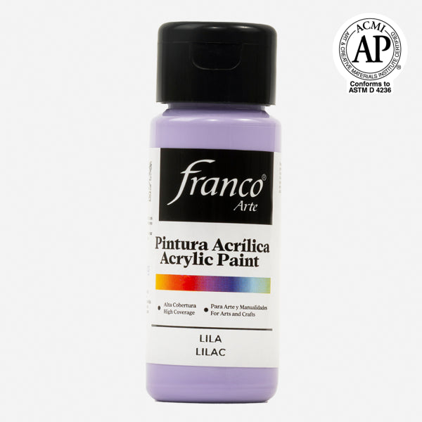 7707227480815 Pintura Acrilica Franco Arte Pintura Acrílica 60 ml Lila Acrílica Cartel Arte & Papelería