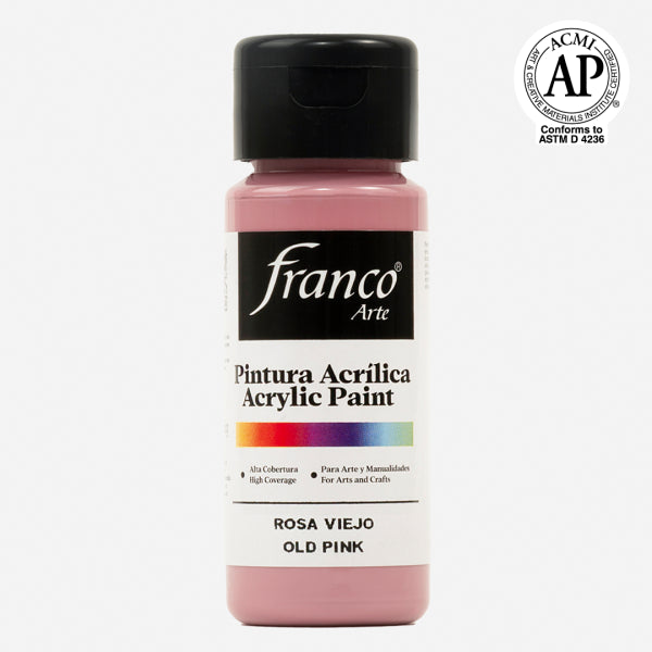 7707227480921 Pintura Acrilica Franco Arte Pintura Acrílica 60 ml Rosa Viejo Acrílica Cartel Arte & Papelería