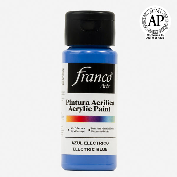 7707227481065 Pintura Acrilica Franco Arte Pintura Acrílica 60 ml Azul Eléctrico Acrílica Cartel Arte & Papelería