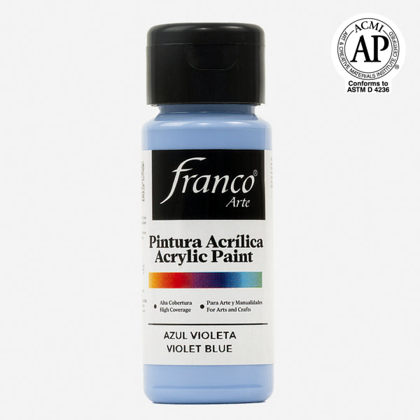 7707227481089 Pintura Acrilica Franco Arte Pintura Acrílica 60 ml Azul Violeta Acrílica Cartel Arte & Papelería