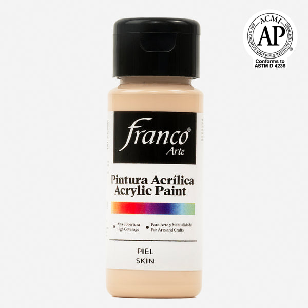 7707227481195 Pintura Acrilica Franco Arte Pintura Acrílica 60 ml Piel Acrílica Cartel Arte & Papelería