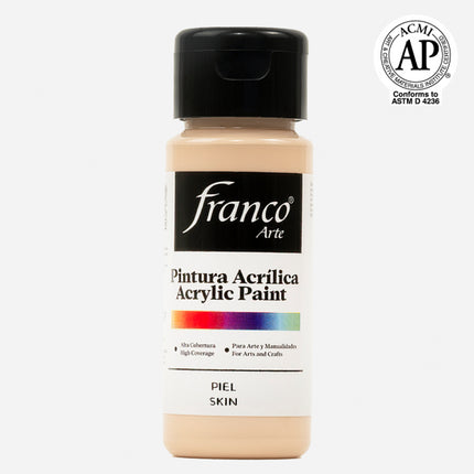 7707227481195 Pintura Acrilica Franco Arte Pintura Acrílica 60 ml Piel Acrílica Cartel Arte & Papelería