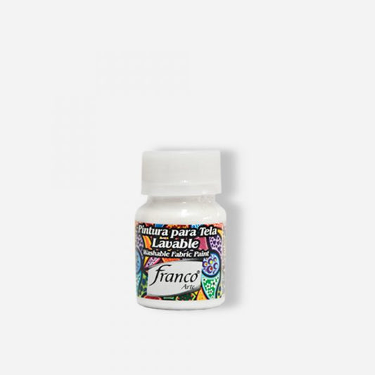 7707227481454 Pintura Para Tela Franco Arte Pintura Para Tela 30 ml Blanco Para Tela Cartel Arte & Papelería