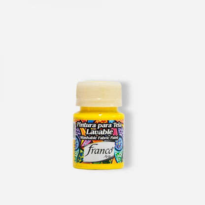 7707227481492 Pintura Para Tela Franco Arte Pintura Para Tela 30 ml Amarillo Sol Para Tela Cartel Arte & Papelería