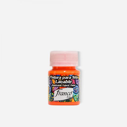 7707227481522 Pintura Para Tela Franco Arte Pintura Para Tela 30 ml Naranja Para Tela Cartel Arte & Papelería