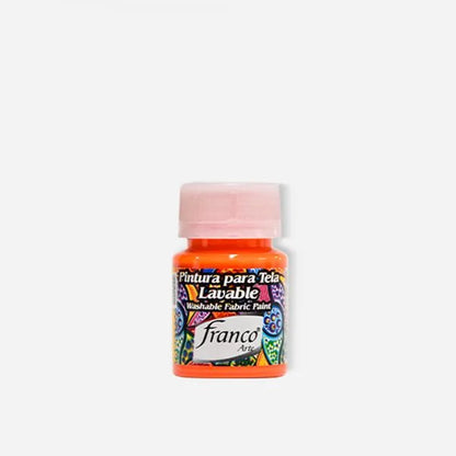 7707227481522 Pintura Para Tela Franco Arte Pintura Para Tela 30 ml Naranja Para Tela Cartel Arte & Papelería
