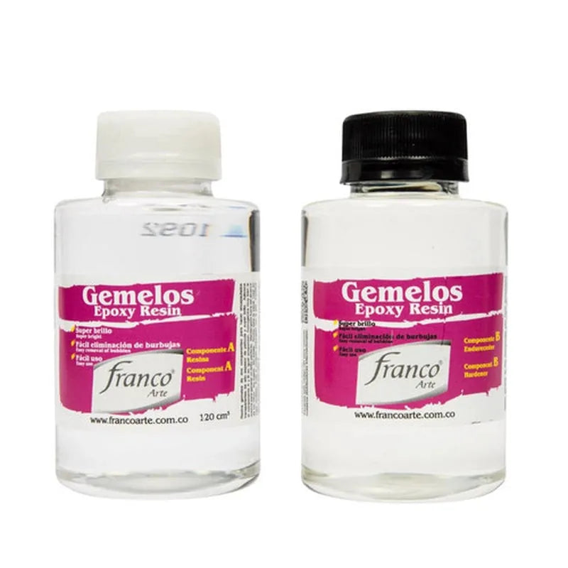 7707227481621 Resina Epoxica Franco Arte Resina Epóxica 120 ml Transparente Epóxica Cartel Arte & Papelería