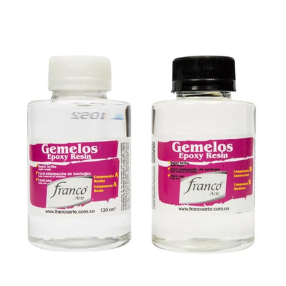 7707227481621 Resina Epoxica Franco Arte Resina Epóxica 120 ml Transparente Epóxica Cartel Arte & Papelería