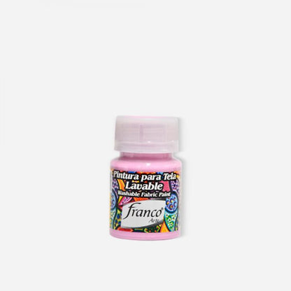 7707227482192 Pintura Para Tela Franco Arte Pintura Para Tela 30 ml Rosado Para Tela Cartel Arte & Papelería