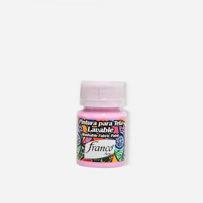 7707227482192 Pintura Para Tela Franco Arte Pintura Para Tela 30 ml Rosado Para Tela Cartel Arte & Papelería