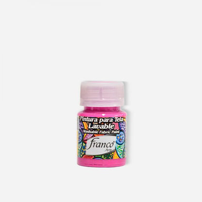 7707227482284 Pintura Para Tela Franco Arte Pintura Para Tela 30 ml Fucsia Para Tela Cartel Arte & Papelería