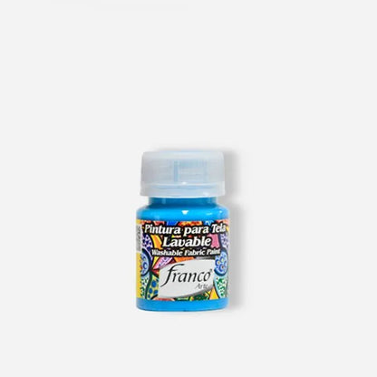 7707227483069 Pintura Para Tela Franco Arte Pintura Para Tela 30 ml Azul Bebe Para Tela Cartel Arte & Papelería